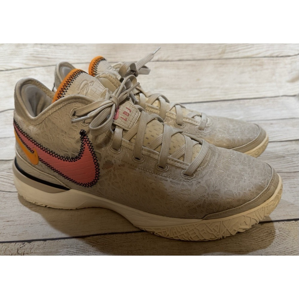 Nike Zoom LeBron NXXT Gen Light Orewood Brown Coral Chalk DR8784-100 Sz 12 - Picture 1 of 16